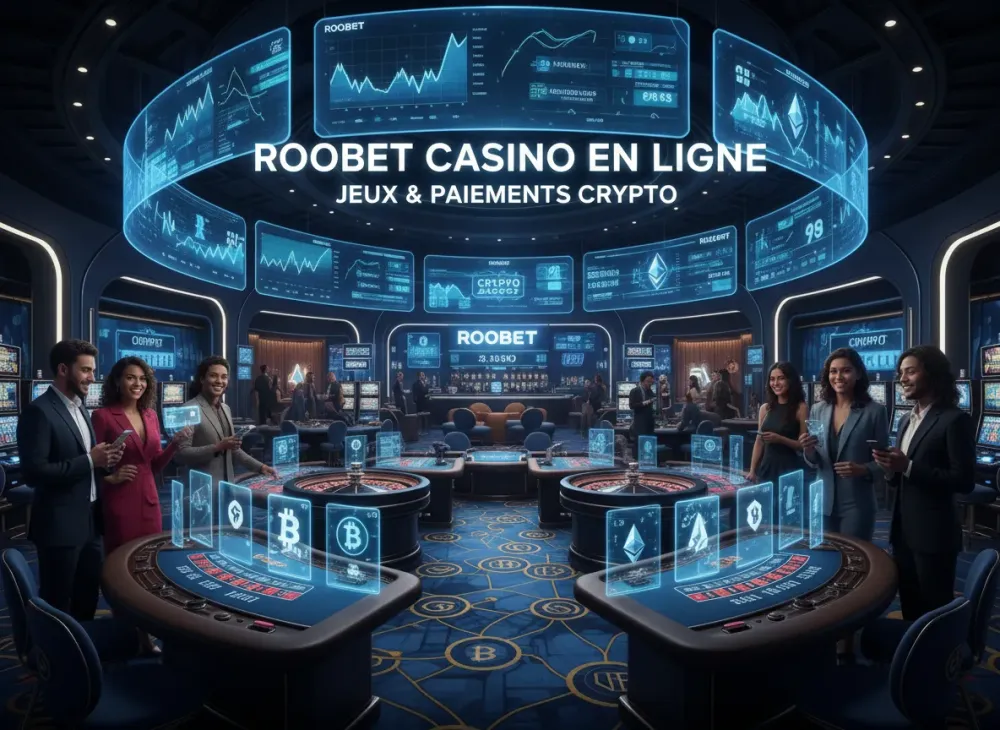 Roobet casino en ligne, jeux et paiements crypto